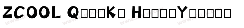 ZCOOL QingKe HuangYo字体转换